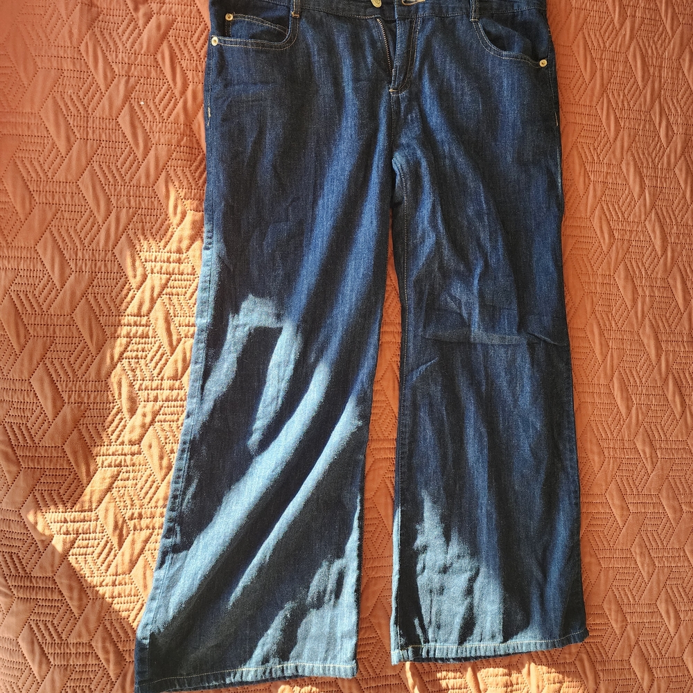 Michael Kors Dark Blue Flare Jeans